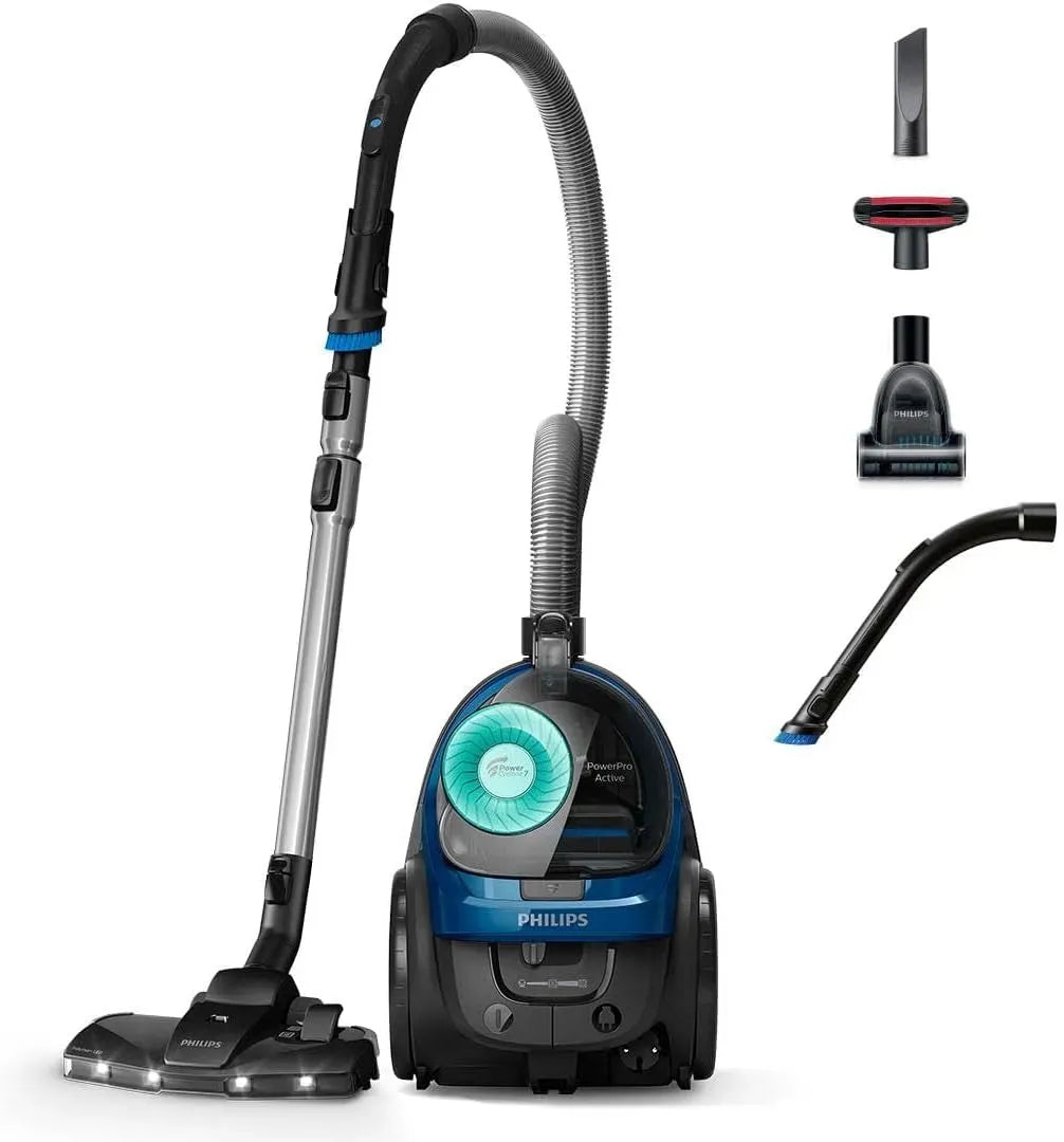 Philips FC9557/09 Aspirateur, 1,5 L, 900 W, dalle IPS, Brosse TriActive & LED, 99,9% de la poussière*, PowerCyclone 7, Filtre HEPA
