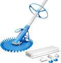 Wiltec Aspirateur, 830 x 440 x 185 mm, 12 tuyaux Inclus pour Nettoyage Pool, 5000 l/h, pour 8 x 4 m Max