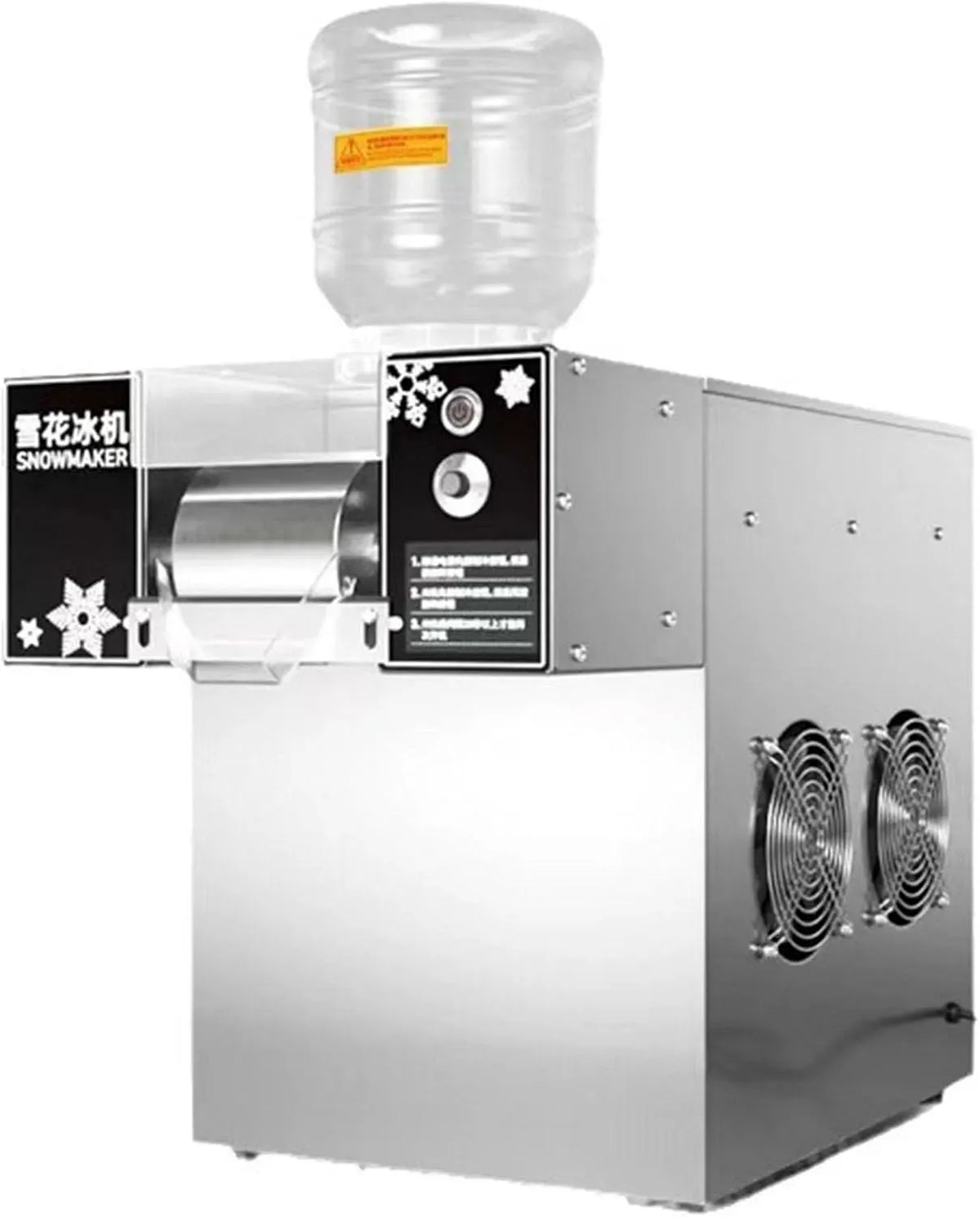 Machine à glaçons, professionnel, acier inoxydable, équipement pour Glaciers et pâtiss, Machine à Glace pilée en Acier Inoxydable, 60kg