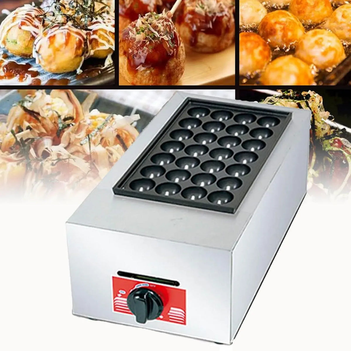 Machine à takoyaki, gaufrier électrique, professionnel, pour Usage Domestique et Professionnel