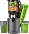 Extracteur de jus XL 147, 1,8 L, 400 W, Slow Juicer avec Goulotte mm et Moteur 400 W, Capacité 1,8 L avec 2 Verres, Sans BPA