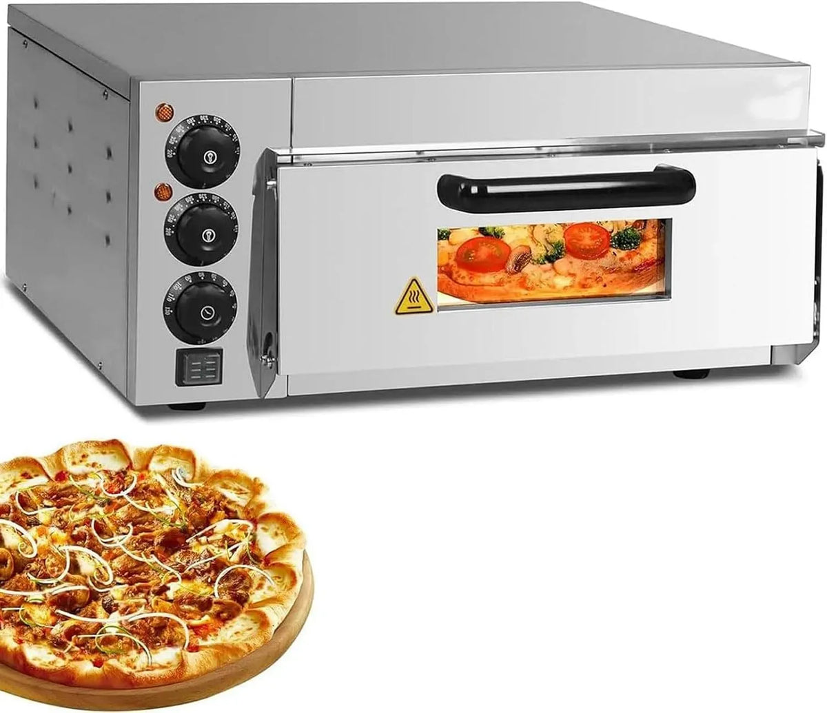 Four électrique à pizza, 16 pouces, professionnel, restaurant, acier inoxydable, pour hôtel restaurant ma