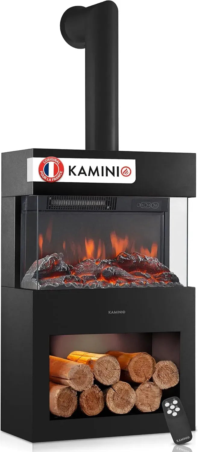 Ustensile de cuisson, minuteur, thermostat, effet 3D, compartiment éclairé par LED, feu 3D