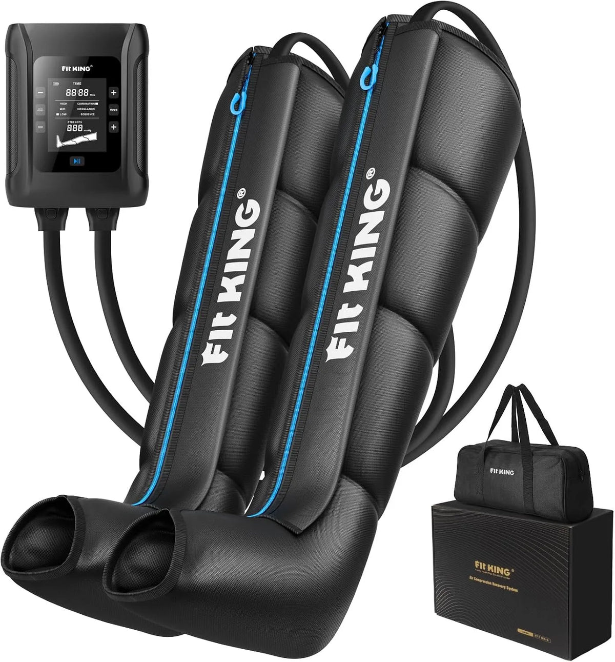 Bottes Pressothérapie Sans Fil Rechargeable, appareil de pressothérapie pour les jambes