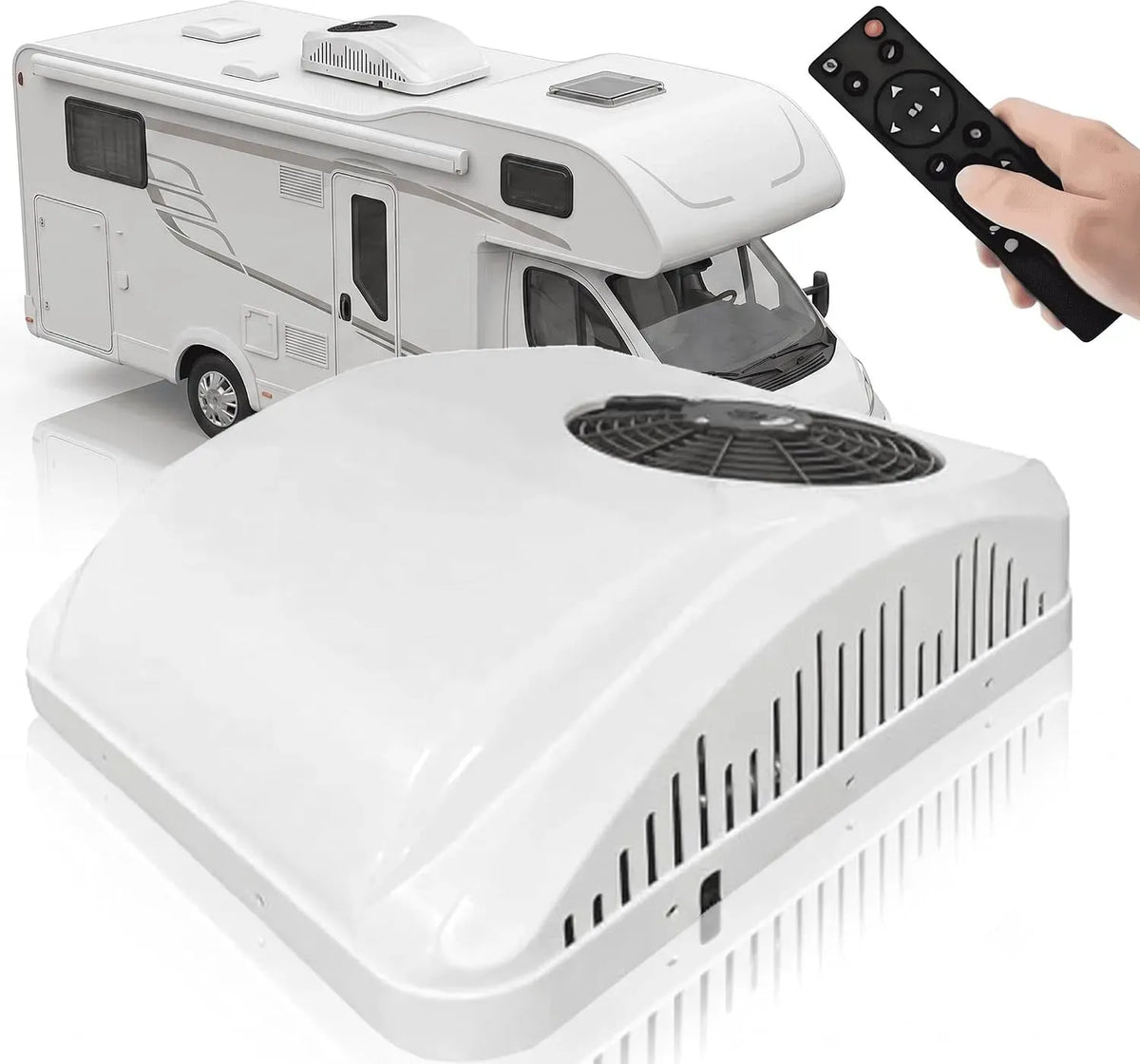 Climatiseur BTU 12V, 2300 W, 1000 W, 12 V, camping, pour camping-cars et camions, Refroidissement 2300 W et chauffage 1000 W