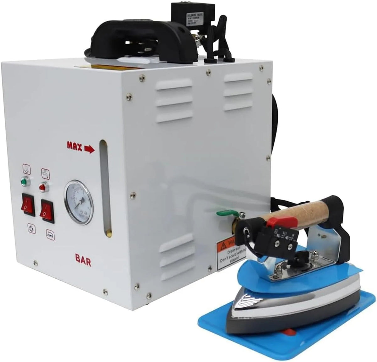 Station, 5 L, 1600 W, industriel, grand réservoir, vapeur