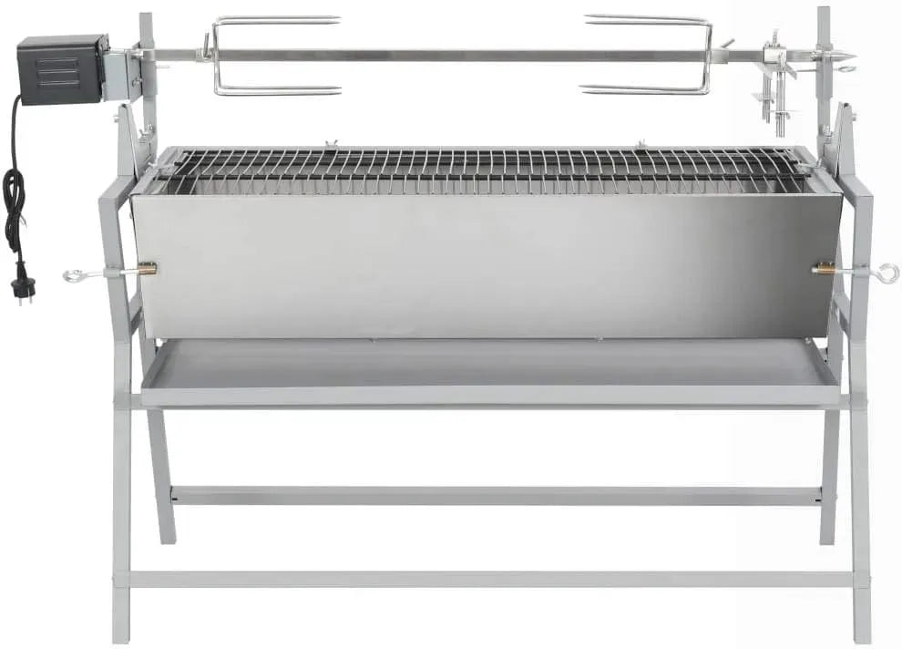 Four électrique, 106,5 x 51,5 cm, gril, camping, acier inoxydable, camping et cuisine