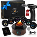 lampe, bois, pour amateur de whisky, bar, Kit fumoir à whisky électrique avec lampe de poche