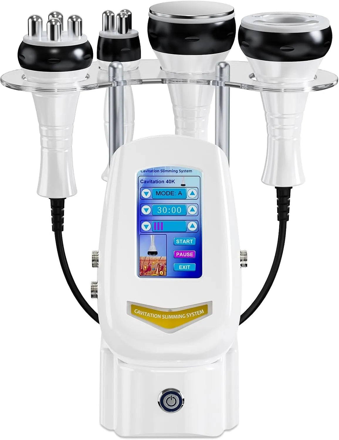 4-en-1 40K 4-en-1 Massage Lipocavitation Radiofréquence Visage Corps 40K