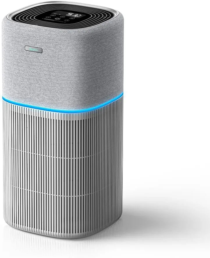 Purificateur d'air CADR 1000, 1000 m³/h, silencieux, pour Allergies et Animaux pour Pièces jusqu'à 50 m², élimine 99,97% des Pollens