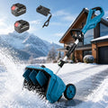 4.5Ah Chargeur, machine de déneigement, 40 cm, 7,6 m, sans fil, pour allées