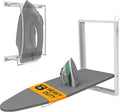 rabattable, Planche, support, Housse, fer à repasser électrique, 92 x 31 cm, blanc, pour petit espace