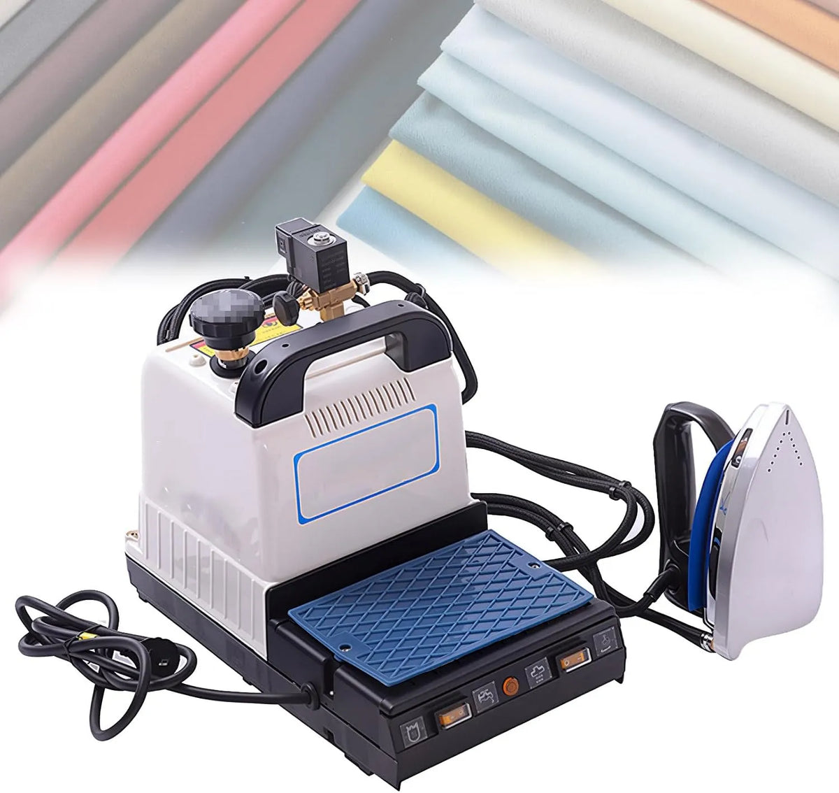 Station, 2 L, 1600 W, industriel, grand réservoir, vapeur, 2 zones de température