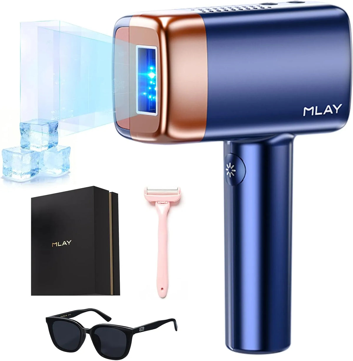T14 appareil d'épilation IPL, bleu, pour Tous Types De Peau