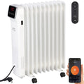 Radiateur électrique, 2500 W, appareil de chauffage, Radiateur à bain dhuile 2500 W télécommandé et connecté Sichler Haushaltsgeräte