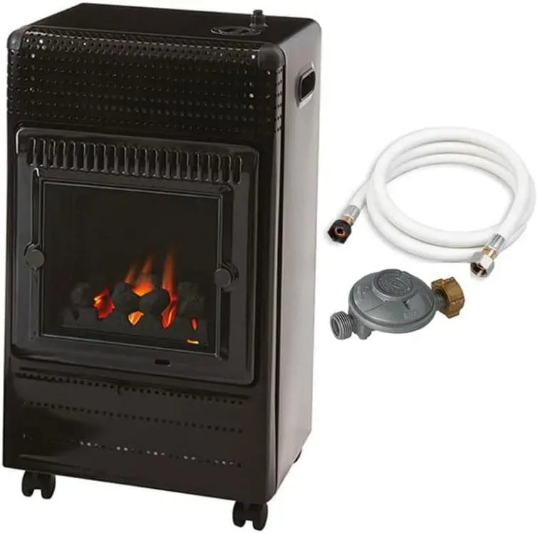 Ustensile de cuisson, noir, Chauffage d'appoint à gaz, Jusqu'à 35 m², 3 Puissances de Chauffe, FAVEX