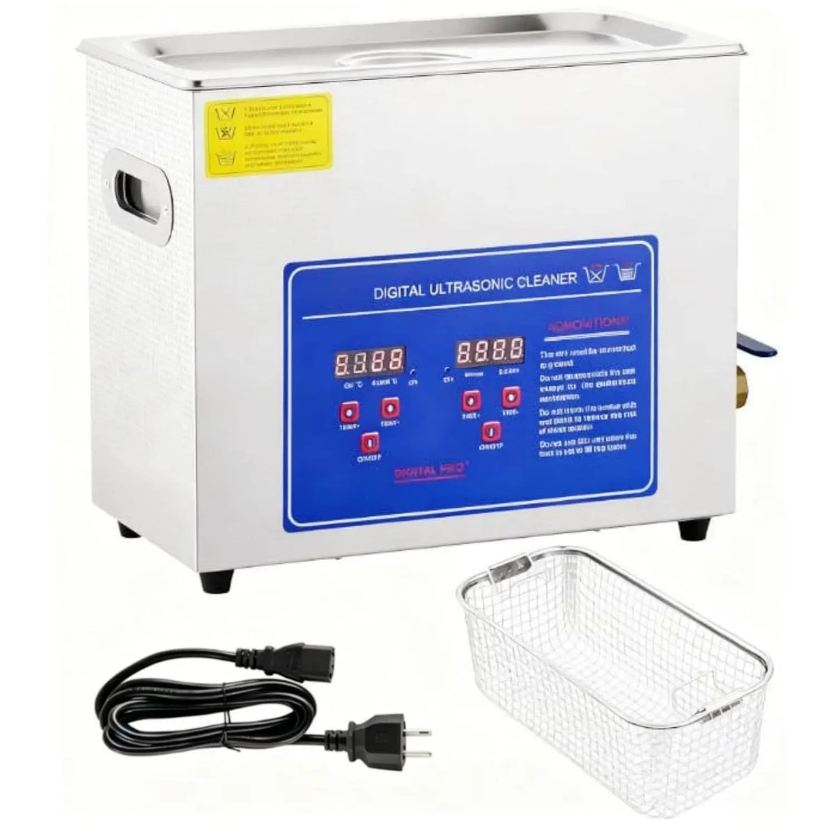 cuve de nettoyage à ultrasons, Nettoyeur, 30 L, 60 W, acier inoxydable, pour Bijoux