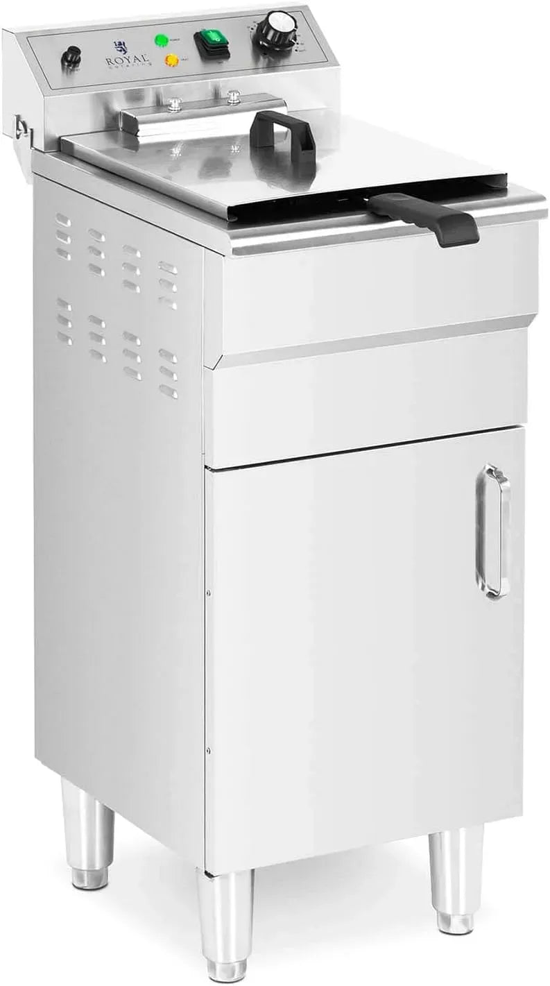 Robinet de cuisine, 16 L, 000 W, 50 à 190 °C, 400 V, Royal 13DSH, professionnel, restauration, 10 l d'huile