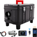 VEVOR Radiateur électrique, 220 V, portable, Bluetooth, camping, Réchauffeur d'Air Diesel Tout-en-Un 12/24/220 V, Contrôle par App Bluetooth