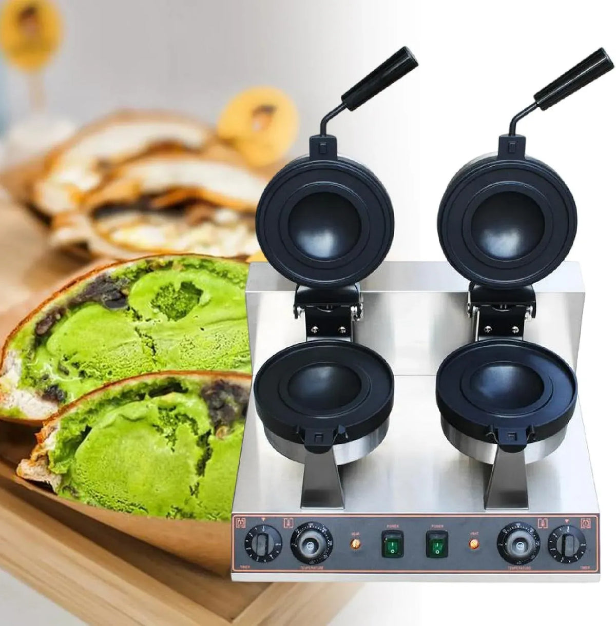Machine à hamburger, machine à glaces, presse, gaufrier électrique, pour la cuisine à domicile