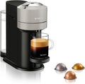 Nespresso Cafetière électrique, gris, Kit de 12 capsules, Prépare 4 longueurs de café, Machine à café 4 tailles de tasses