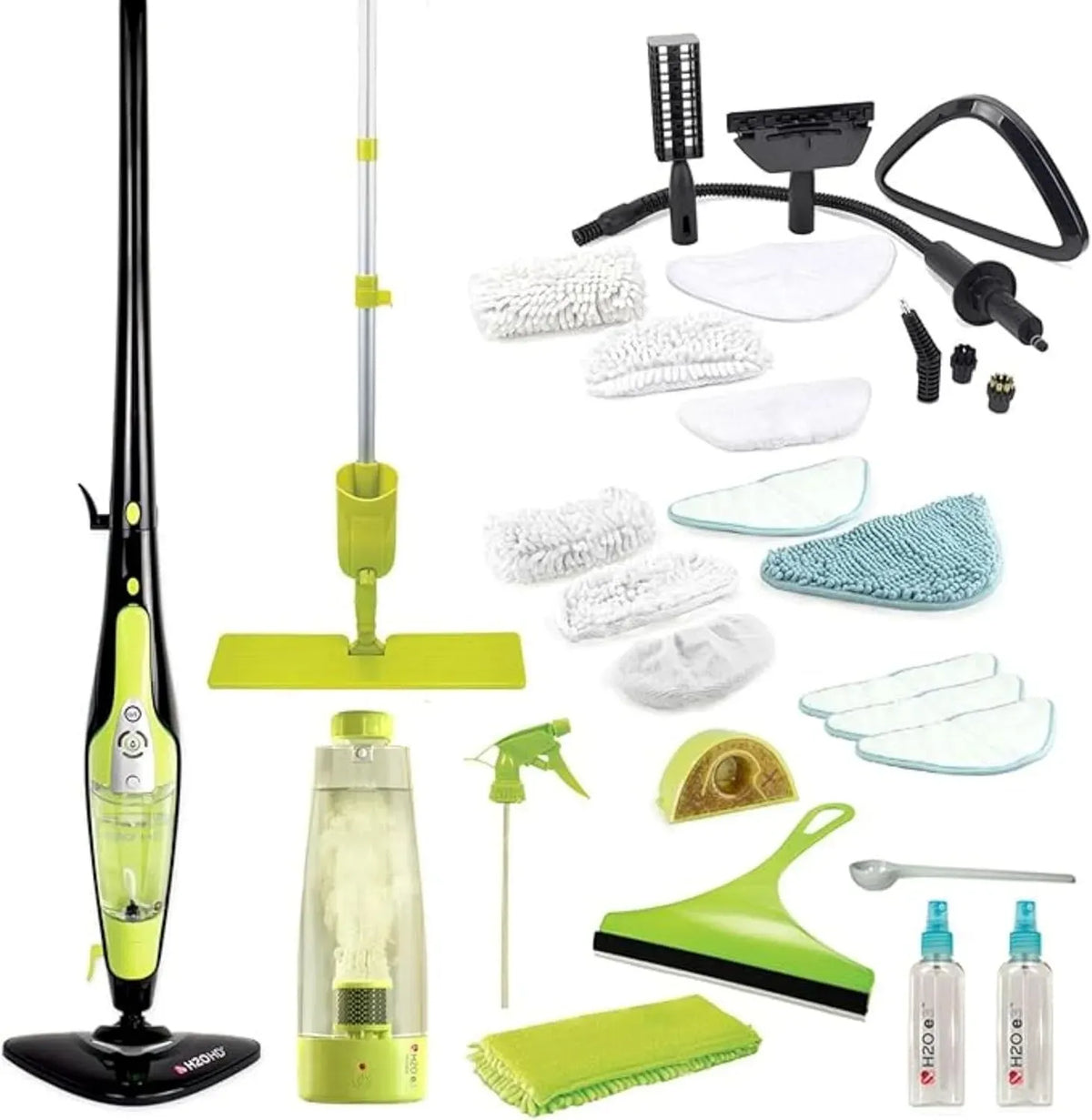 Nettoyeur vapeur H2O 2-en-1, 1500 W, grand réservoir, HD PRO + E3, réservoir 450 ml