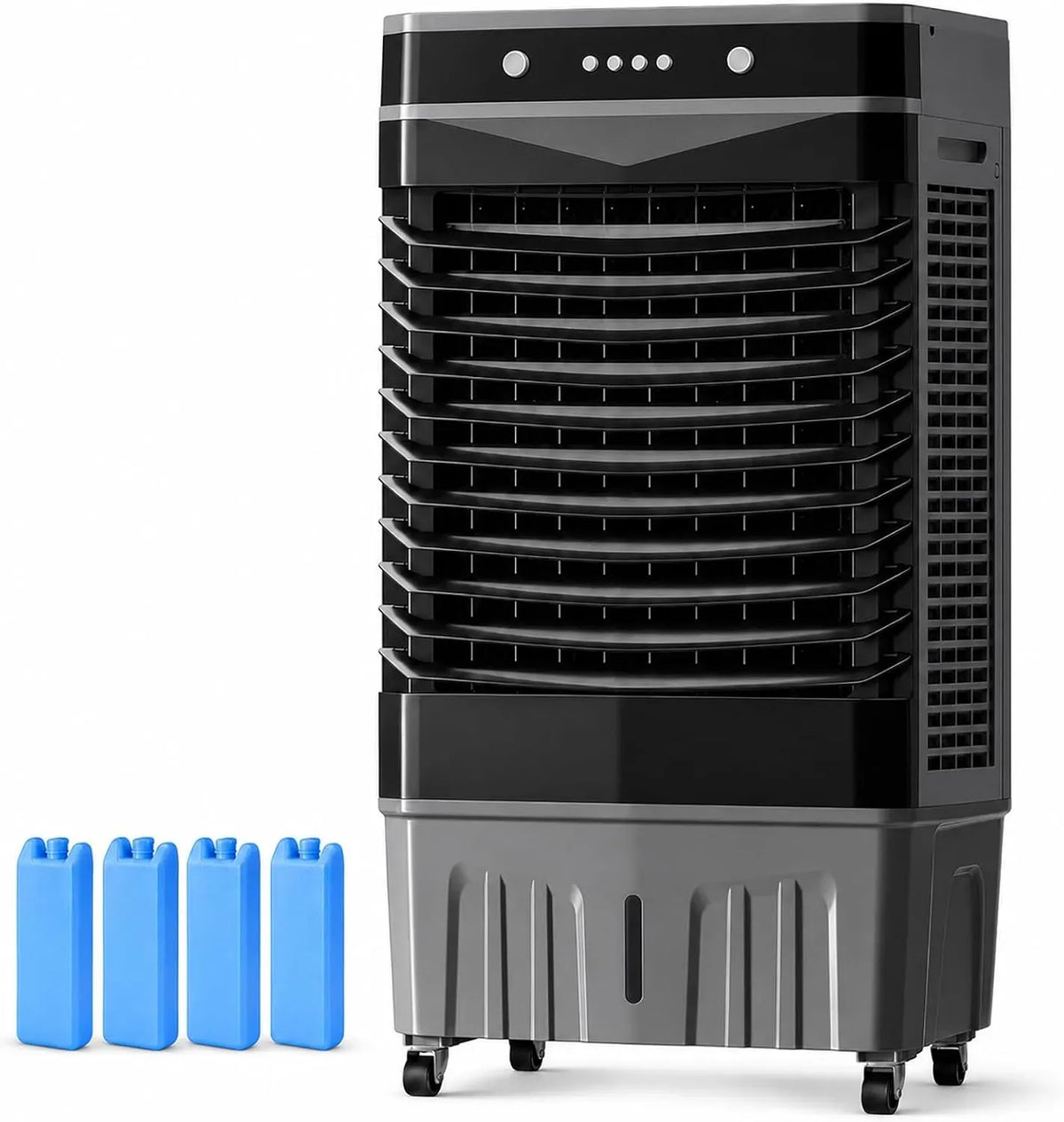 Ventilateur, 48 x 35 x 100 CM, industriel, 3 vitesses, grand réservoir