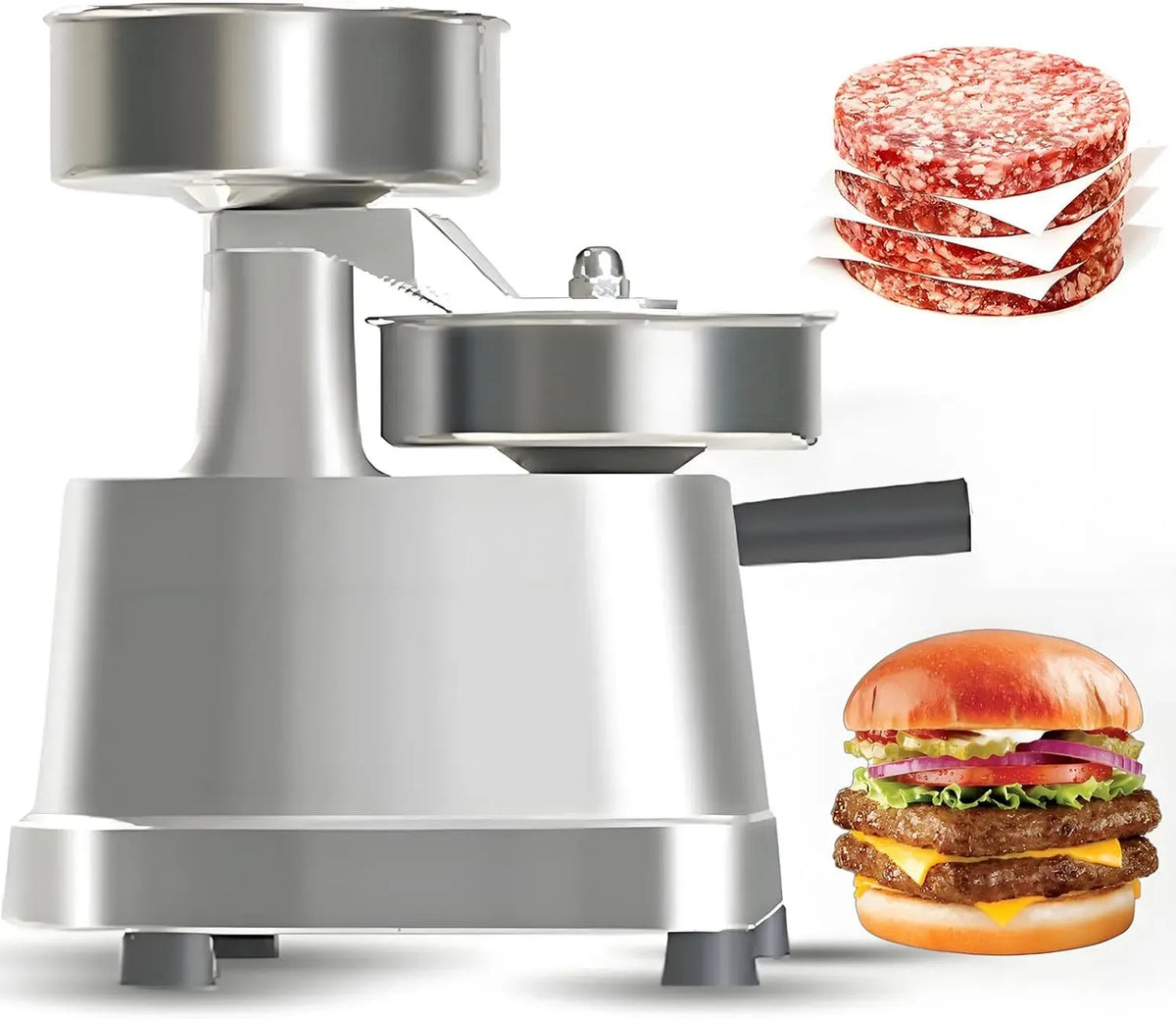 Machine à hamburger, presse, restaurant, acier inoxydable, pour restaurants rapides