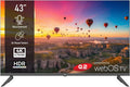 Smart TV Q.2, 43 pouces, téléviseur, 4K UHD, HDR, webOS, Wi-Fi, Bluetooth, Smart TV avec webOS