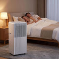 Climatiseur 24H, 48 dB, minuteur, silencieux, 10000 Btu, Climatiseur Mobile 12000 BTU, Déshumidificateur et Minuterie 24H, Kit Installation Fenêtre
