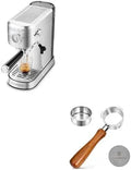 Mousseur à lait, émulsionneur à lait, CASABREWS, 5418 Machine à Café Expresso 20 Bars, Inclut Porte-filtre sans Fond 51mm