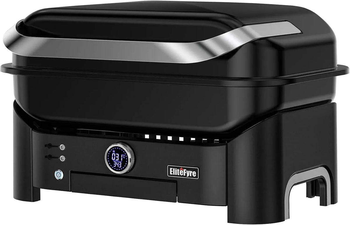 6-en-1 Barbecue, Table, gril électrique de table, 54 x 32 cm, camping, pour Appartement, Volteq