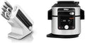 Ninja K62006EUWH OL750EU Friteuse à air chaud, 7.5 L, 14 programmes, acier inoxydable, 6 Pièces Aiguisés, 14 fonctions de cuisson en 1, Smart Lid