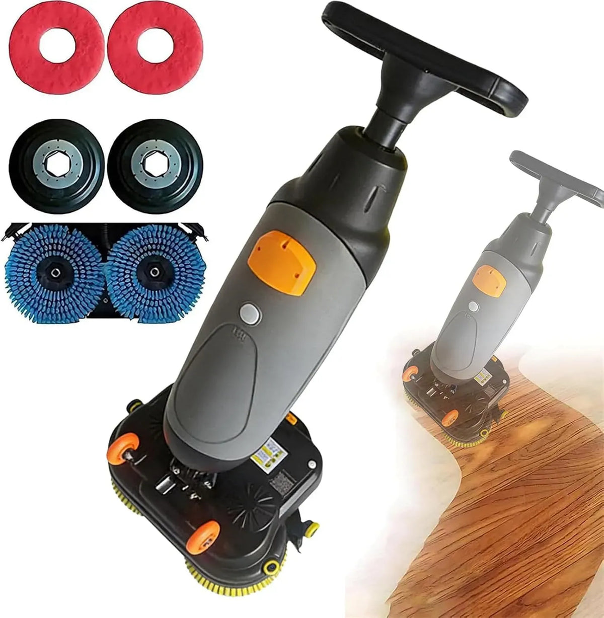 polisseuse électrique, Nettoyeur, professionnel, sans fil, pour carrelage et surfaces dures