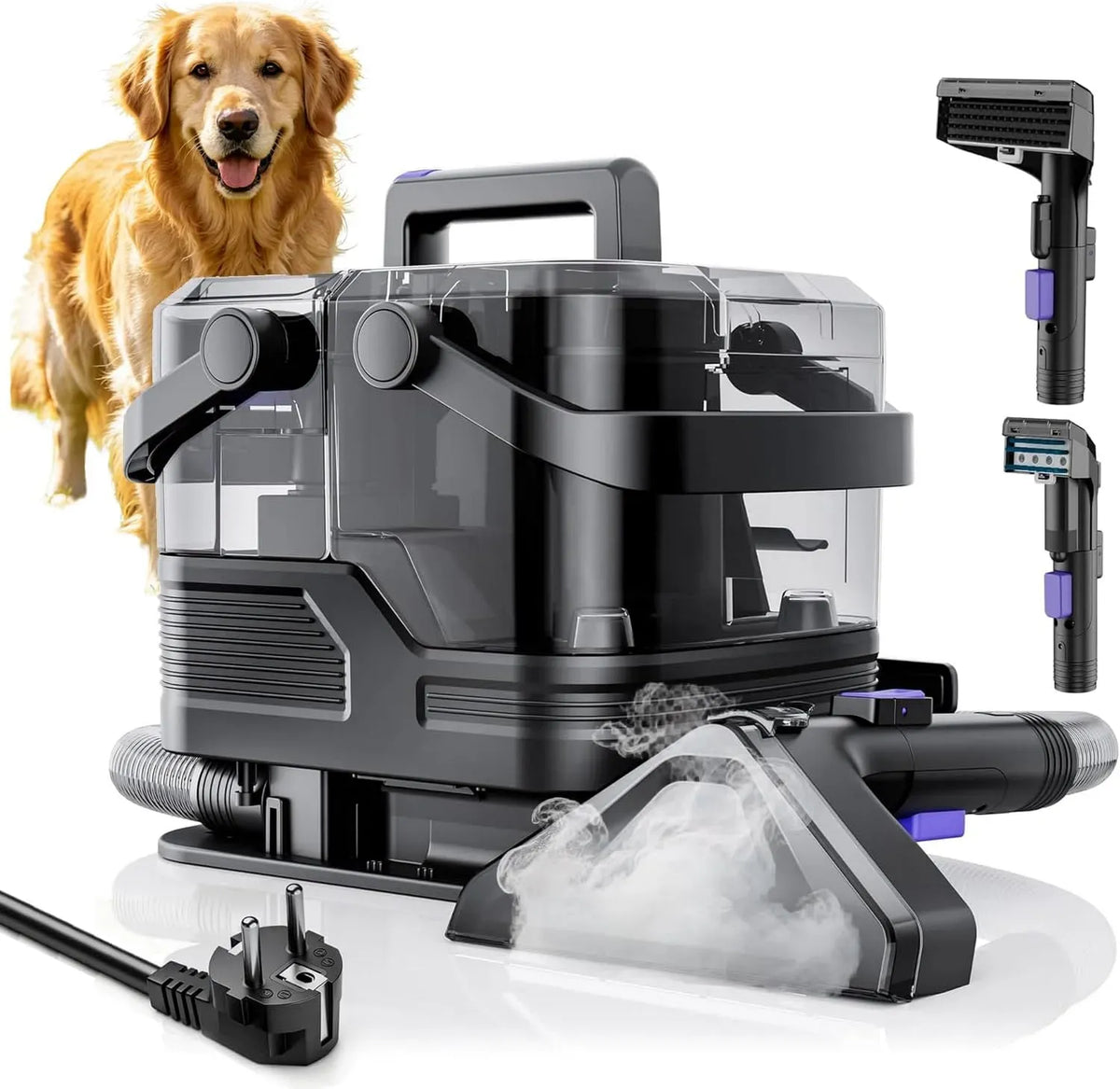 Aspirateur, portable, vapeur, Nettoyeur de tapis portable